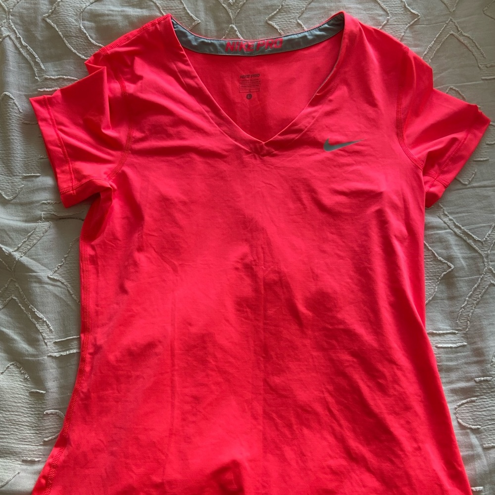 Nike Pro Pink Workout Shirt